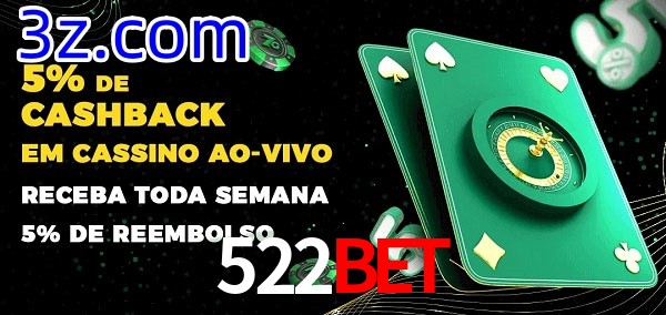 Promoções do cassino ao Vivo 522Bet